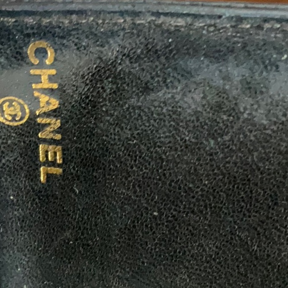 Beautiful Chanel Kiss Lock Caviar Leather $3000 Use Lux Wallet Snap Loose - Picture 3 of 4